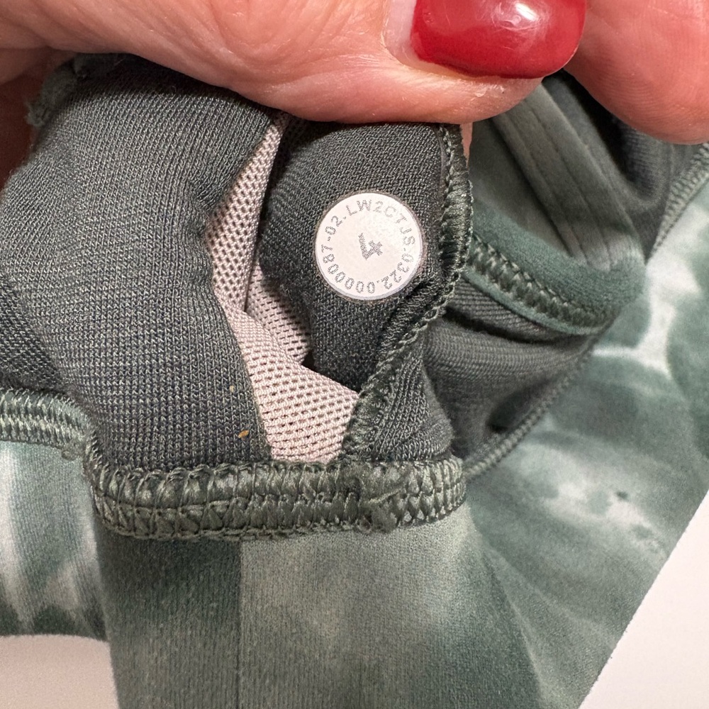 Lululemon Flow Y Nulu Bra *Light Support Diamond Dye Starlight Smoked Spruce - Picture 6 of 7